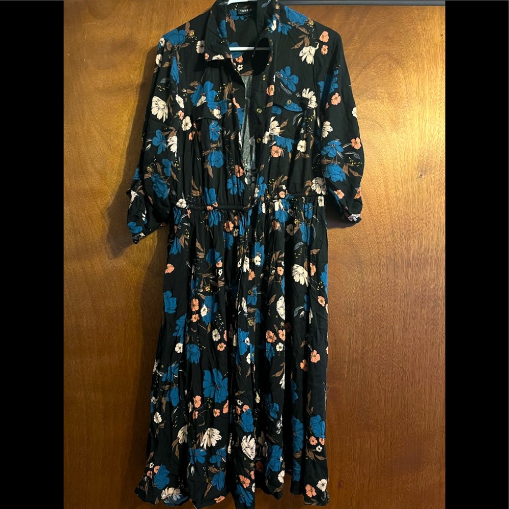 Torrid Floral Dress size 1
